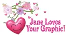 Loves it Heart- Jane