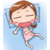 sleeping girl