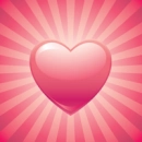 pink heart bg