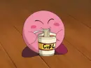 Kirby loves ramen