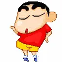 sinchan dancing