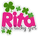 Rita: im a lucky girl.