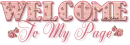 Welcome to my Page