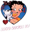 Betty Boop, Jaya.