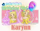 Happy Birthday  Karynn