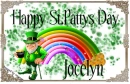happy st. patricks day jocelyn