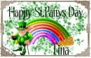 happy st. patricks day tina