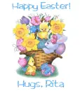 Easter Basket - Happy Easter - Hugs, Rita