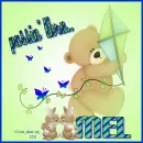 Mel - Bear With Kite - Butterflies