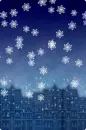 Snow Flakes Night