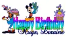 happy birthday hugs Loriane