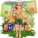Cute Easter Girl