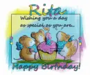 Happy birthday Rita