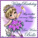 Birthday Greeting - Belle
