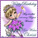 Birthday Greeting - Chrissi