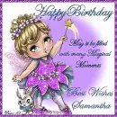 Birthday Greeting - Samantha