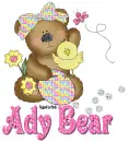 Pretty Easter Bear- Ady