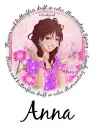 Flowers & Butterflies - Anna