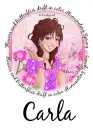 Flowers & Butterflies - Carla