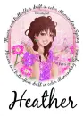 Flowers & Butterflies - Heather
