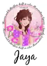 Flowers & Butterflies - Jaya