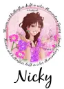 Flowers & Butterflies - Nicky