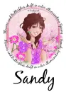 Flowers & Butterflies - Sandy