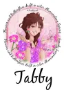 Flowers & Butterflies - Tabby