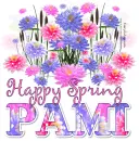 Happy Spring Floral Pami