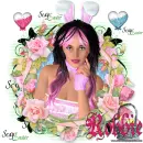 Robbie-pink easter bunny