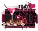 cat with cocktail glass TGIF