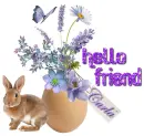 Flowers in an eggshell- Carla
