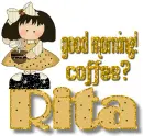 Little girl with coffee-Rita