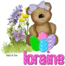 Sweet Easter Bear- Loraine