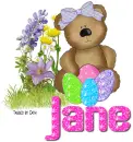 Sweet Easter Bear- Jane