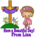 Sweet girl with Cross- Lisa