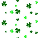 Shamrocks background