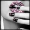 Glitter lips