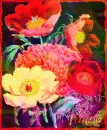 Background with flowers