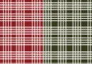 red and green plaid background