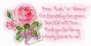 Thanks for being my friend