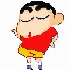 dancing sinchan
