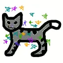 scary star cat thing