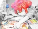 Anime Girl Asleep