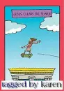 Jesus skateboards over Temple