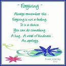 Forgiving - Motto