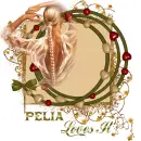 glitter text pesonal PELIA