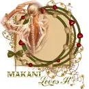 glitter text pesonal MAKANI