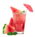 Cocktail with watermelon