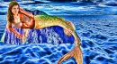 mermaid and open water